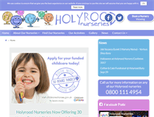 Tablet Screenshot of holyrood-nurseries.co.uk